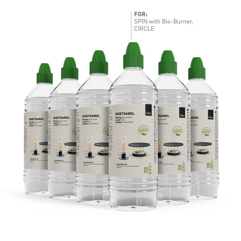 Bioethanol 6er Pack (Flüssig-Brennstoff)