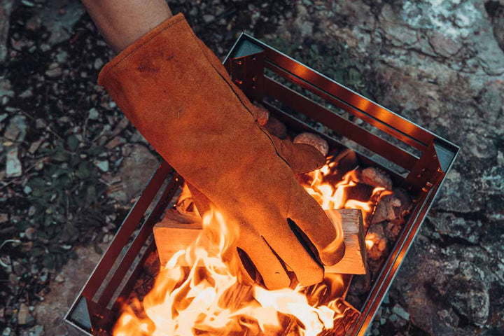 Feuerhandschuhe - Leder